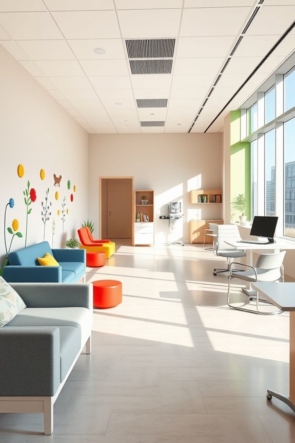 color coded clinic zones
