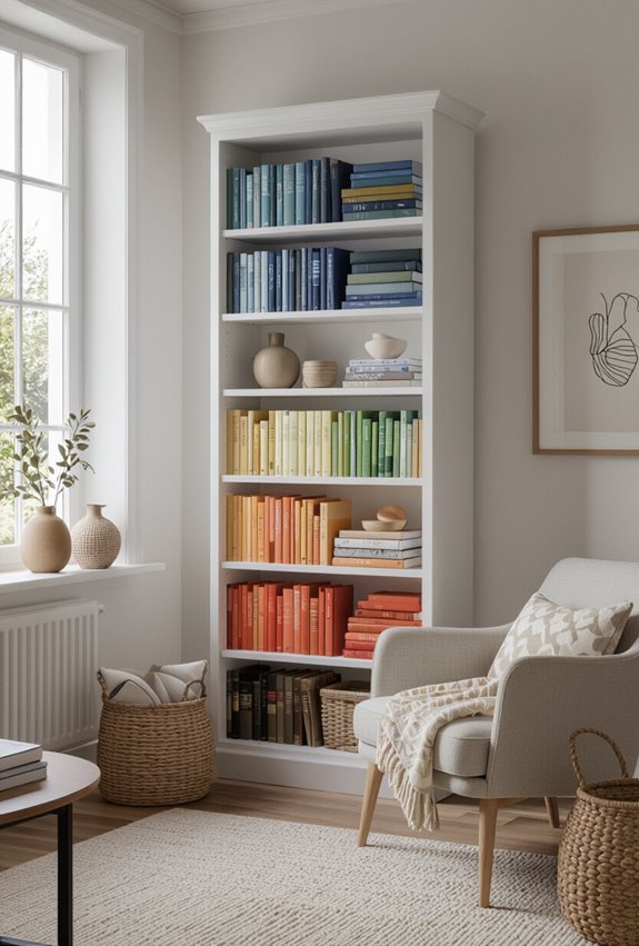 color coded curated book system