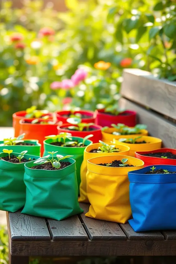 color coded gardening organization system