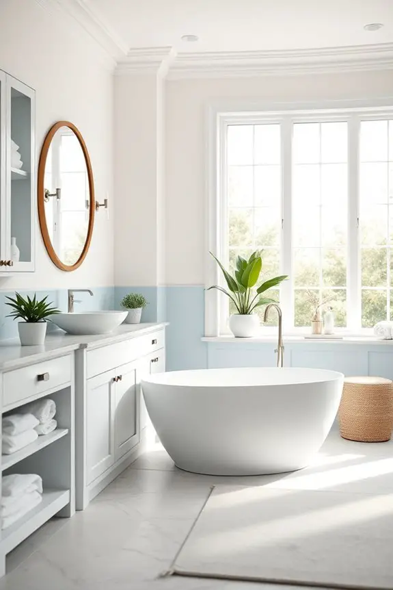 color harmony in bathrooms