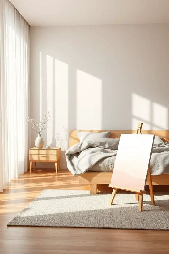 color mixing bedroom transformation