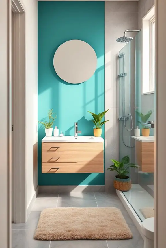 colorful accent wall ideas