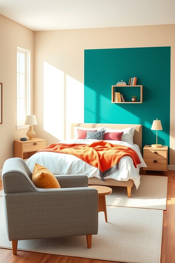 colorful accent wall ideas