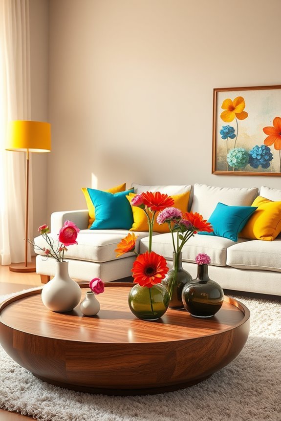 colorful accessories enhance spaces