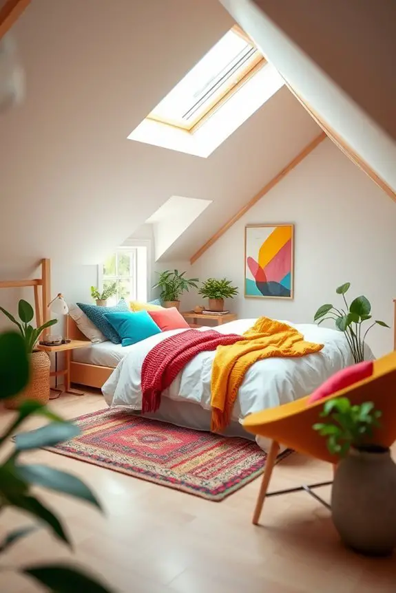 colorful accessories for bedrooms
