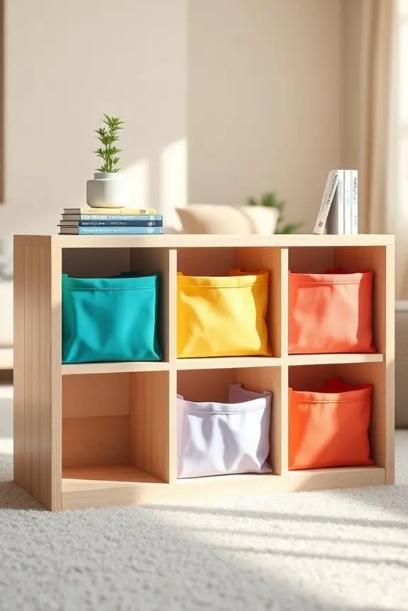 colorful and stylish organization
