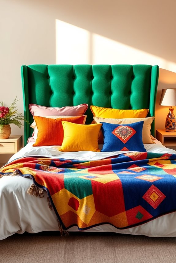 colorful bedding for personality
