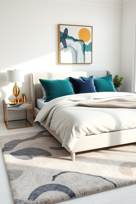 colorful bedroom accent strategies