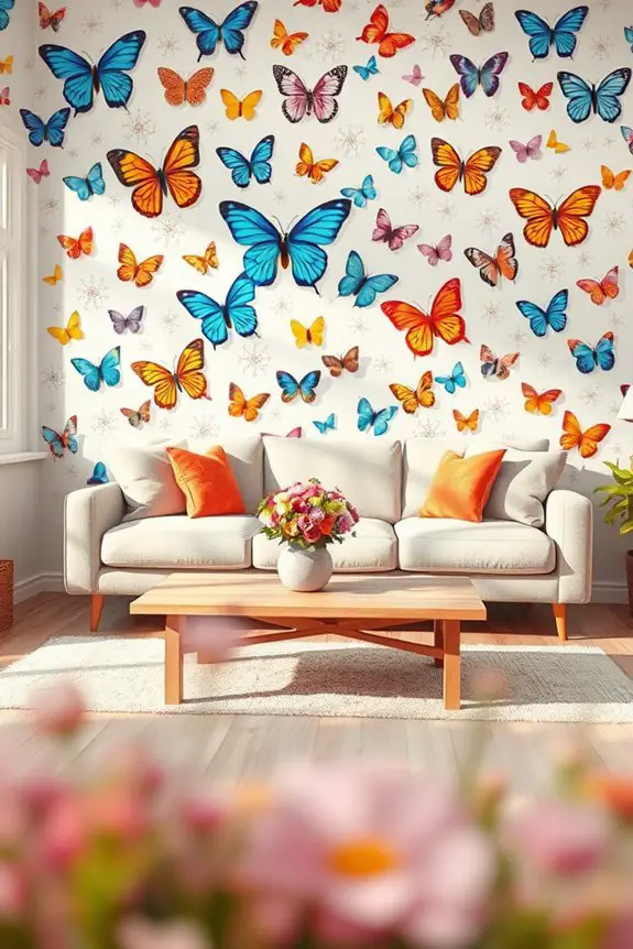 colorful butterfly wallpaper charm