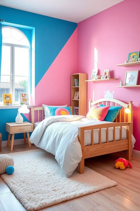 colorful children s room accents