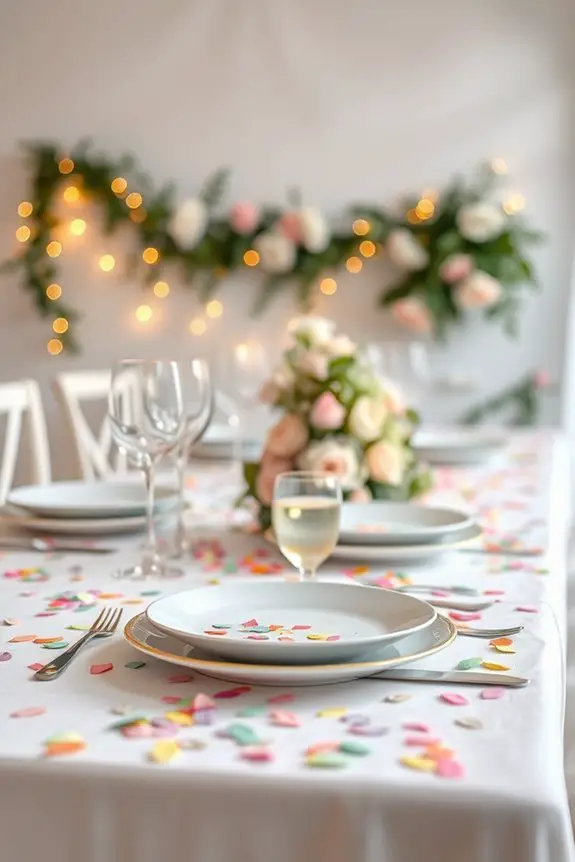 colorful confetti celebration ideas