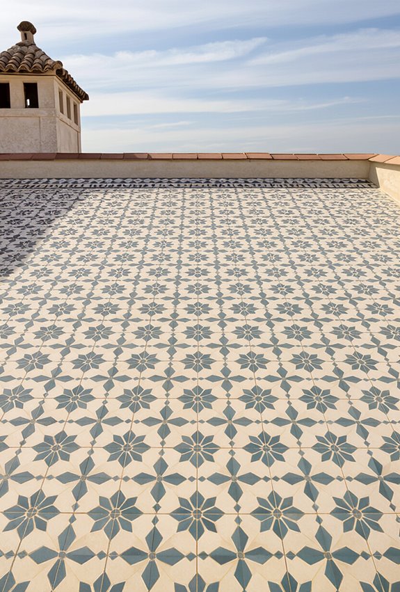 colorful durable mosaic roofs