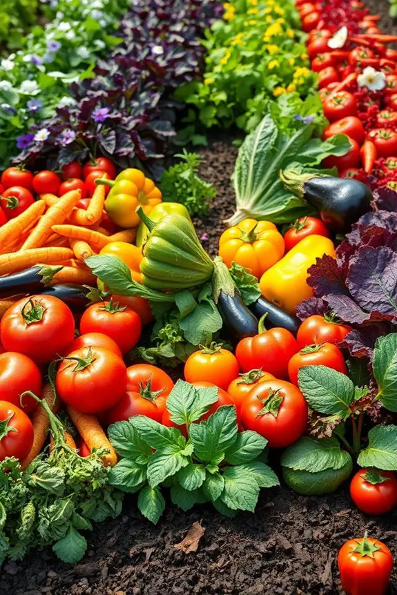 colorful edible garden varieties