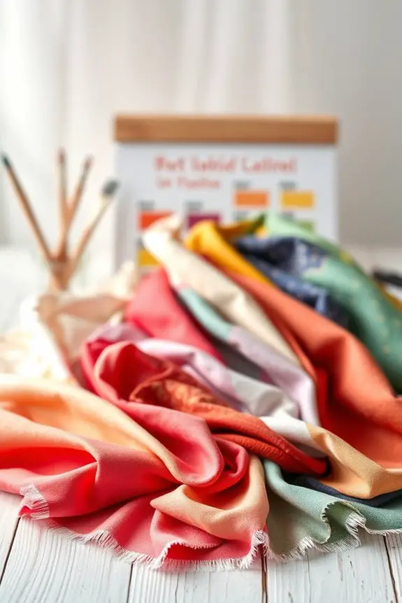 colorful fabric wall art