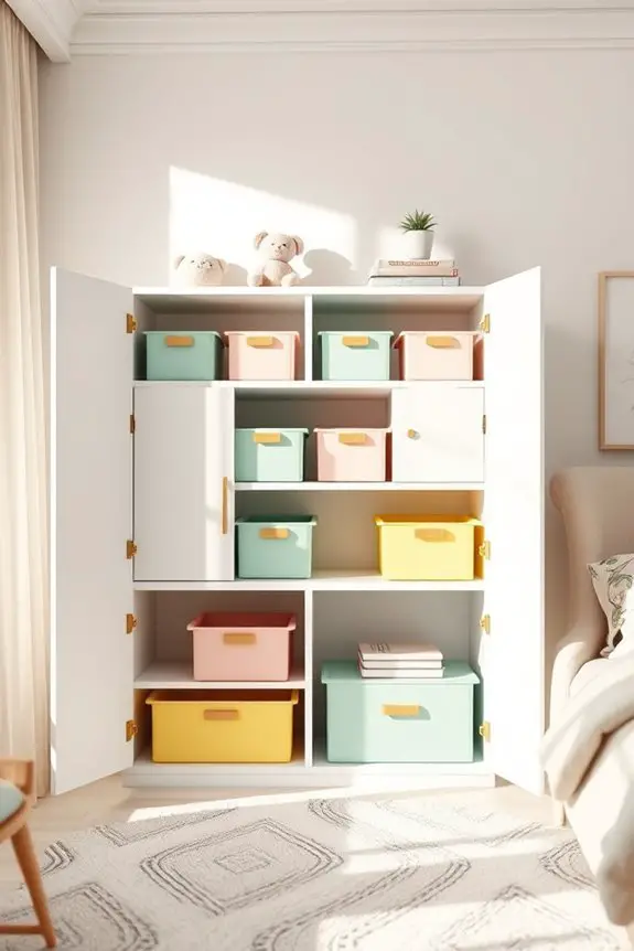 colorful functional storage solutions
