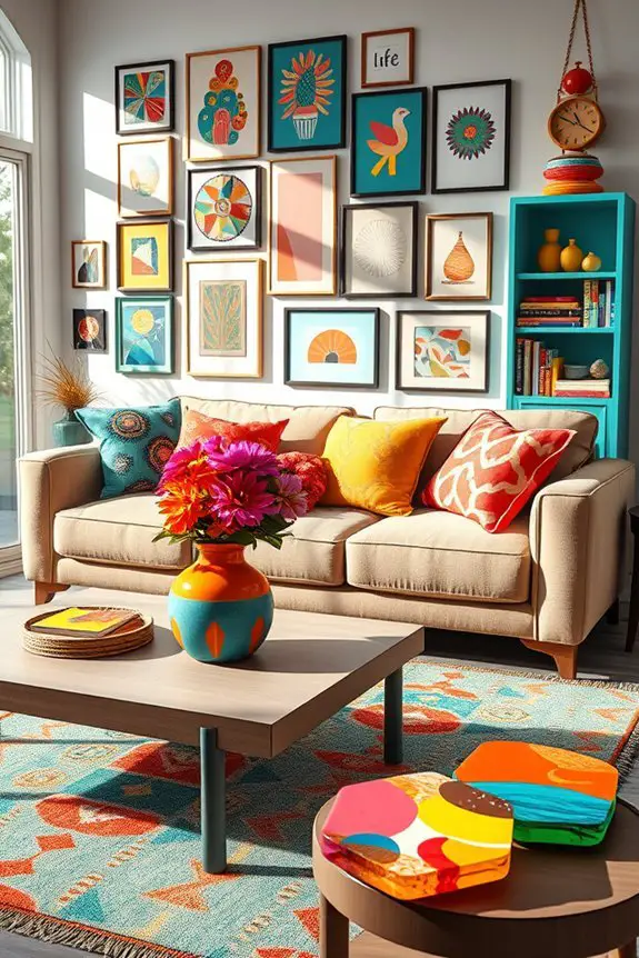 colorful home diy projects