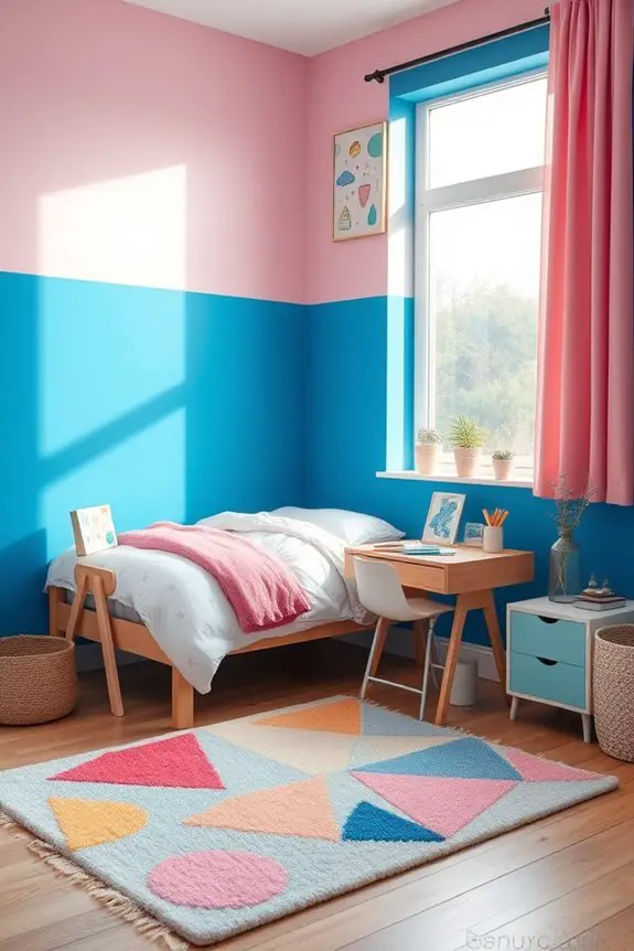 colorful kids bedroom design