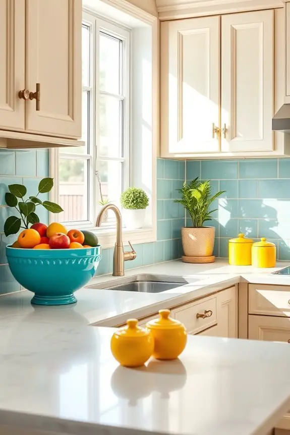 colorful kitchen d cor accents