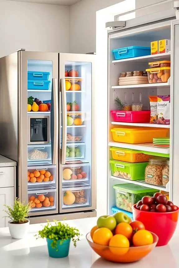 colorful kitchen organization solutions