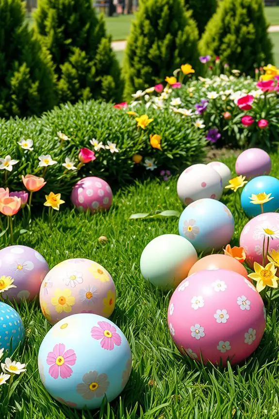 colorful orbs brighten gardens
