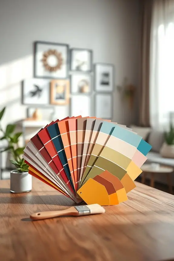 colorful paint swatch inspiration