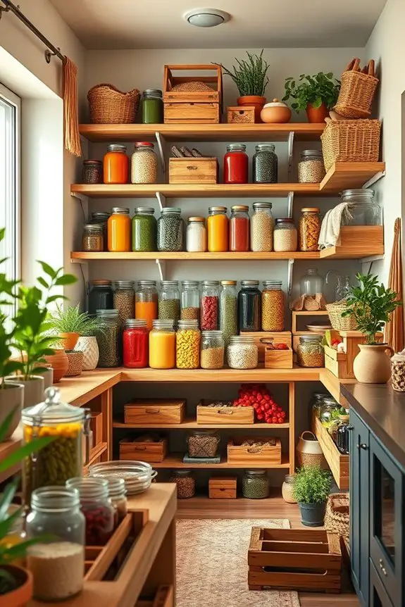 colorful pantry organization tips
