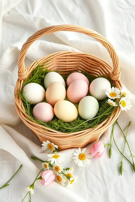 colorful personalized easter baskets