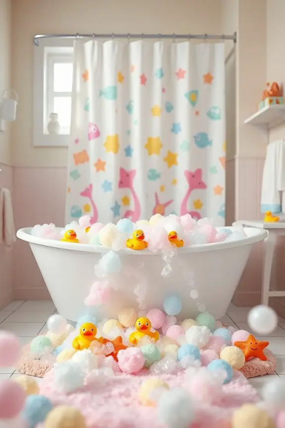 colorful playful bath adventures