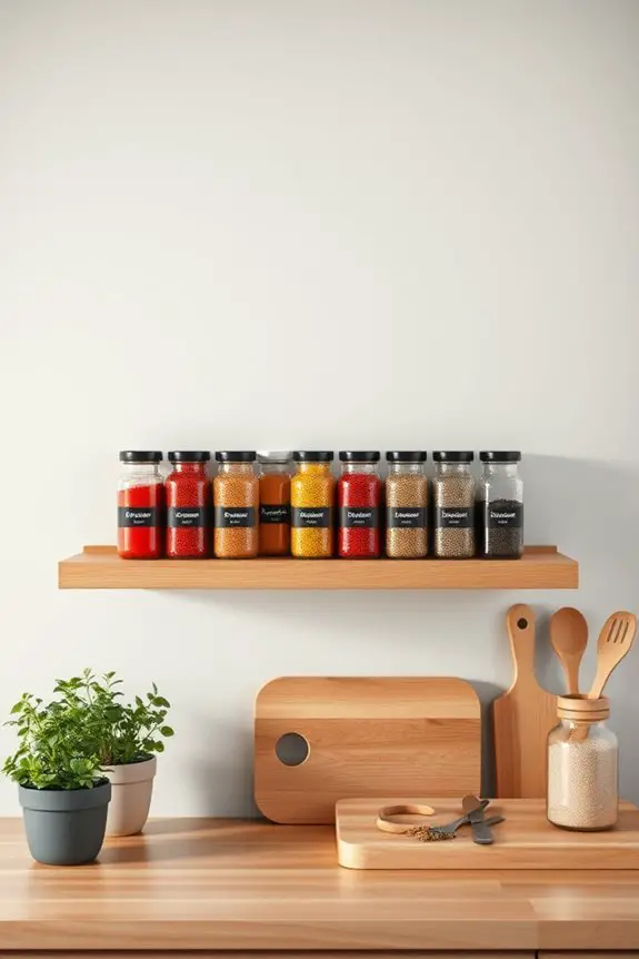 colorful spice organization ideas