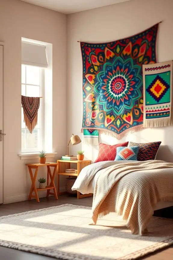 colorful tapestries for personality