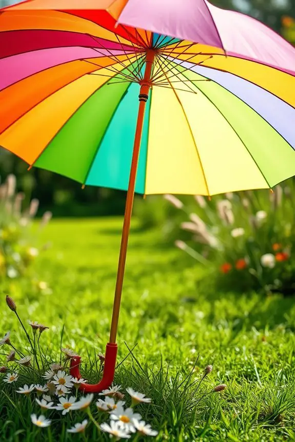 colorful umbrella enhances photography