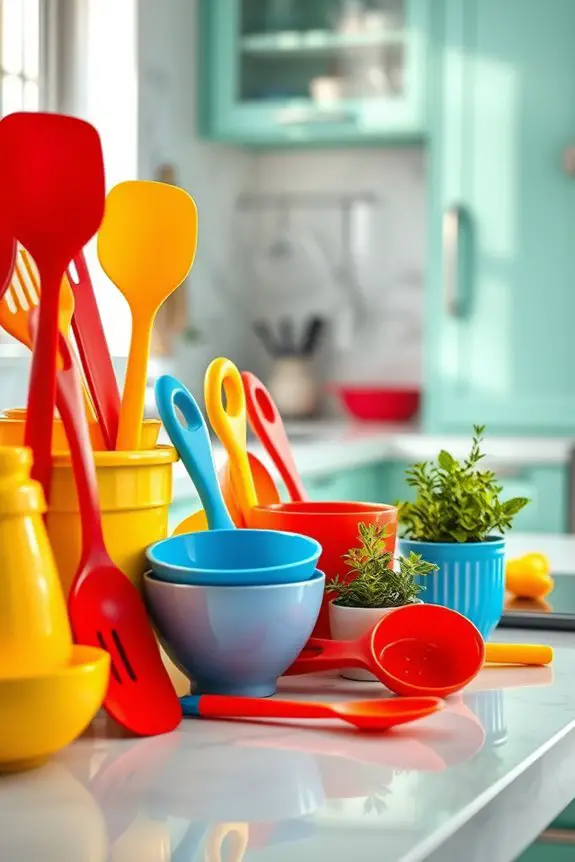 colorful utensils inspire creativity