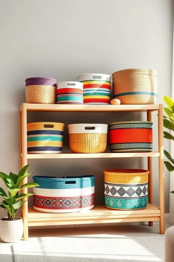 colorful versatile storage solutions