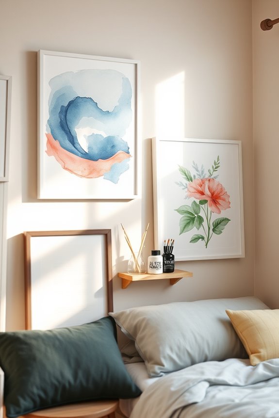 colorful watercolor art inspiration