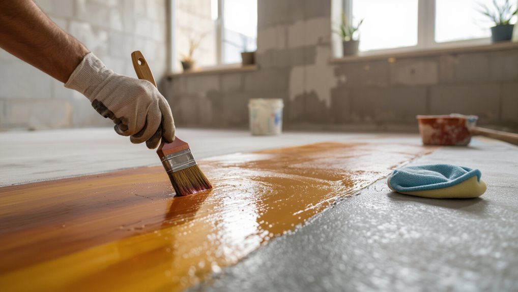 coloring concrete with techniques