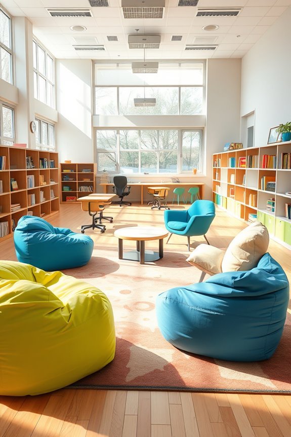 comfortable and flexible seating
