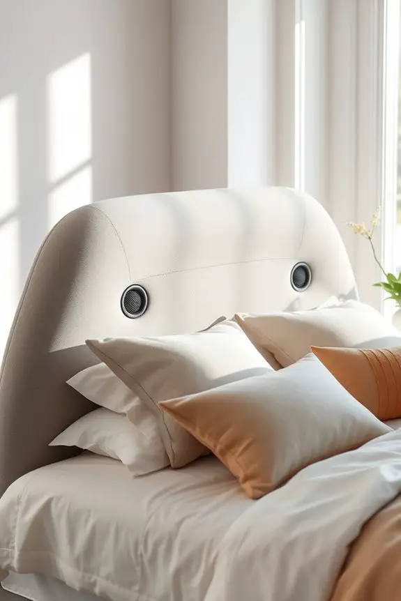 comfortable audio integrated backrests