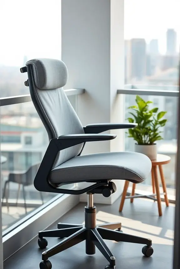 comfortable balcony workspace solution