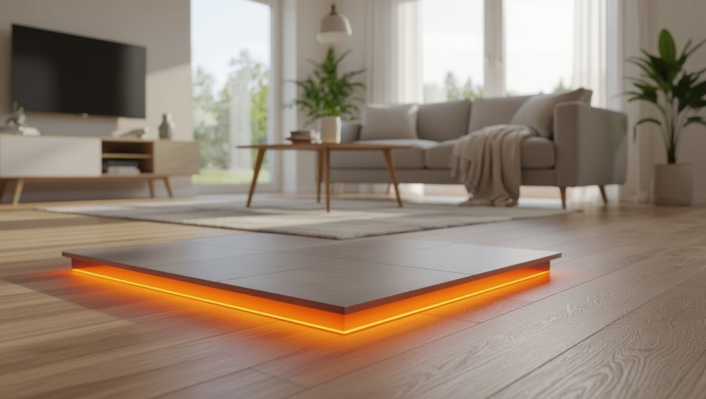 comfortable efficient floor heating