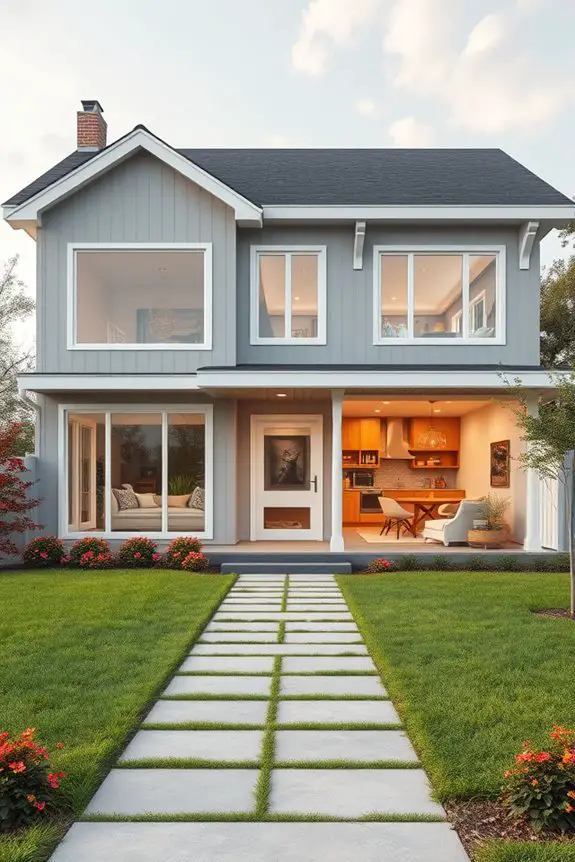 comfortable family gathering spaces
