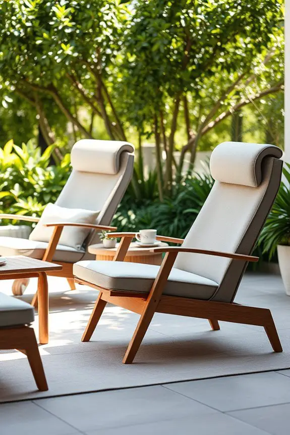 comfortable outdoor lounging chairs