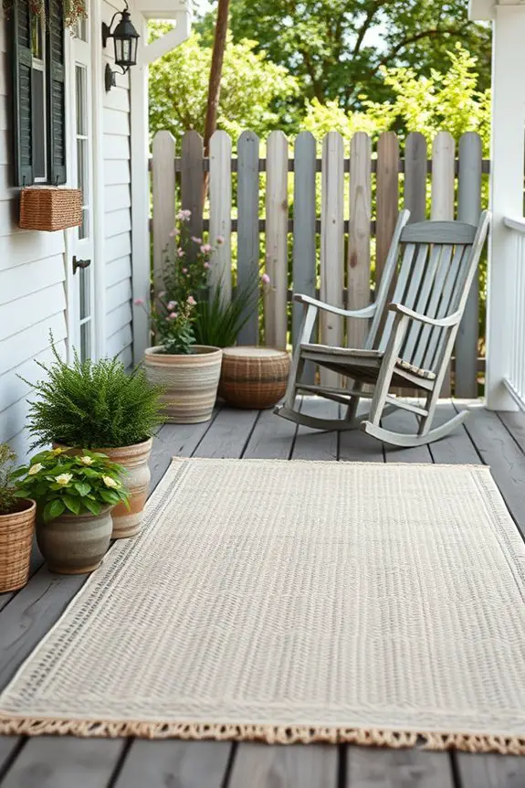 comfortable outdoor rug selection