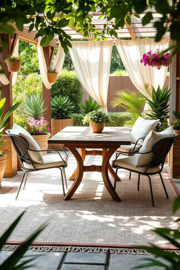 comfortable outdoor rug styles