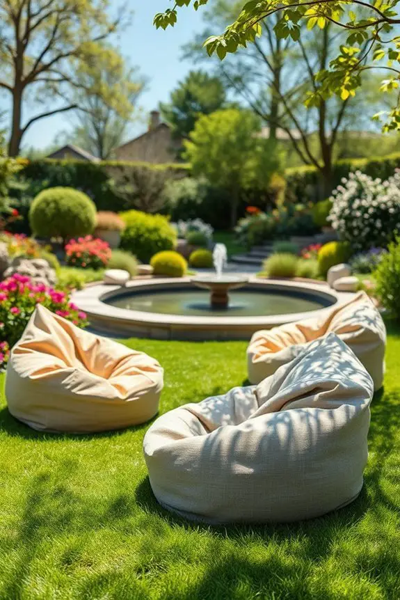 comfortable outdoor seating option