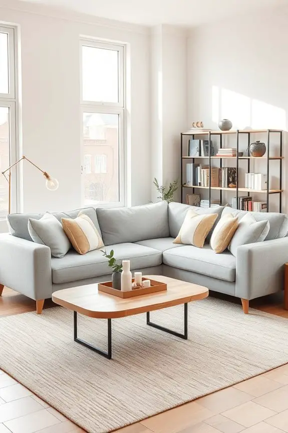 comfortable sectional sofa seating