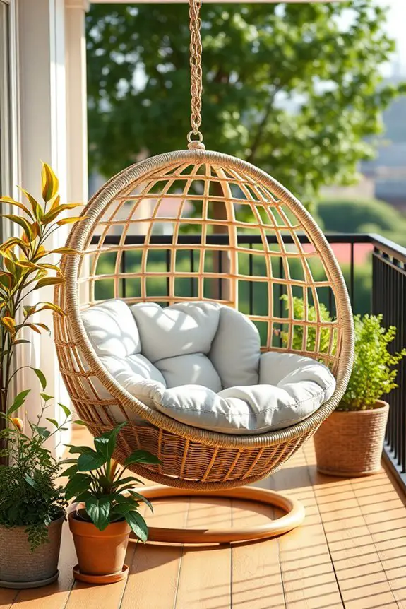 comfortable stylish outdoor retreat