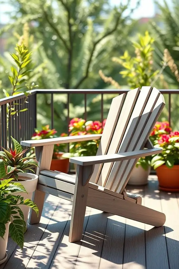 comfortable stylish outdoor seating