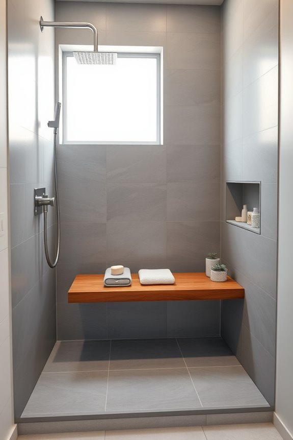 comfortable stylish shower solution
