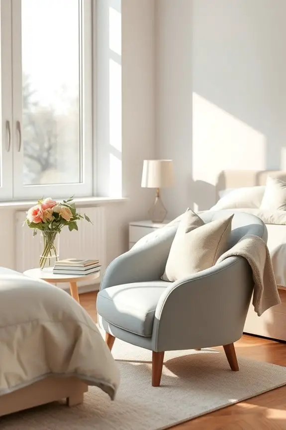comfortable vintage accent chairs