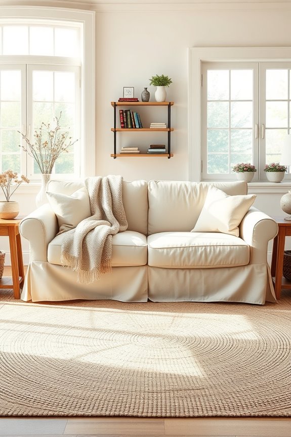 comfortable washable farmhouse sofas
